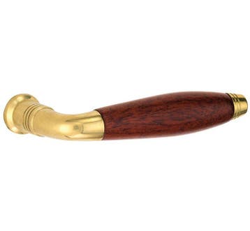 Deurklink Bonton bubinga messing ongelakt, Verzenden, Nieuw