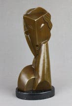 Henri Laurens, after - sculptuur, Head of a Young Girl - 38