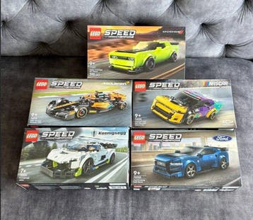 Lego Set - Speed Champions - Lot of 5 Factory Sealed |, Nieuw