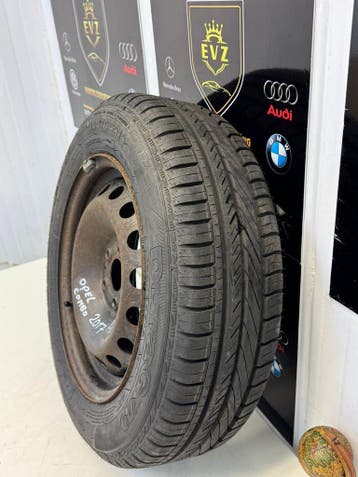 Opel Combo bj.2017 185/65R15 reservewiel 5x98, Auto-onderdelen, Gebruikt, 15 inch, Banden en Velgen, 185 mm