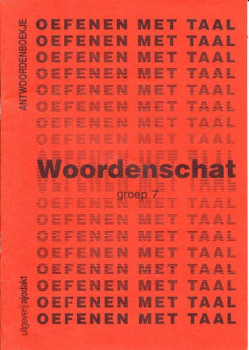 Ajodakt Antwoorden Oefenen met Woordenschat groep 7, Verzenden, Nieuw