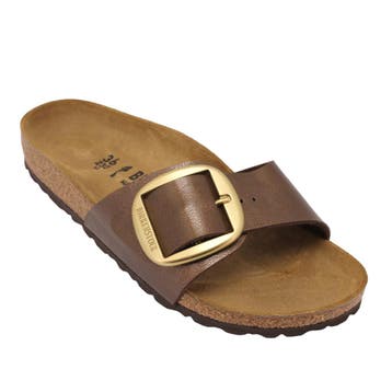 Birkenstock - maat 41 - Slippers Dames - Bruin, Kleding | Dames, Schoenen, Verzenden, Nieuw