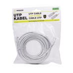 Benson Internetkabel - UTP CAT5E - 10 meter - Grijs - RJ4..., Ophalen of Verzenden, Nieuw