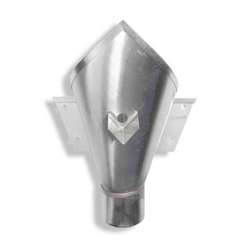 RHEINZINK Vergaarbak Trechter 100mm XL - walsblank, Ophalen of Verzenden, Nieuw