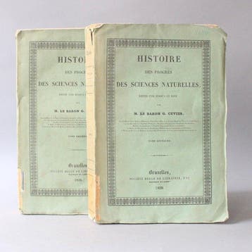 Georges Cuvier - Histoire des progrès des sciences