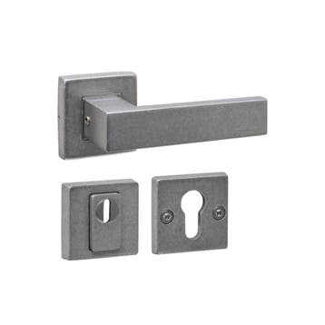 Intersteel achterdeurbeslag vierkant: deurkruk Amsterdam,, Verzenden, Nieuw