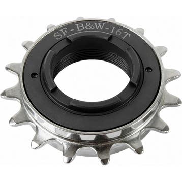 M-Wave 16T stalen freewheel - single speed - zwart - 1/2..., Ophalen of Verzenden, Nieuw, Derailleur of Ketting