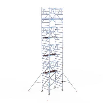 Rolsteiger Professional 135x190 10,2m werkhoogte vrijstaand, Verzenden, Nieuw, Rolsteiger of Kamersteiger, 5 meter of hoger