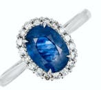 Zonder minimumprijs - Ring - 14 karaat Witgoud - 2.63ct. tw., Nieuw