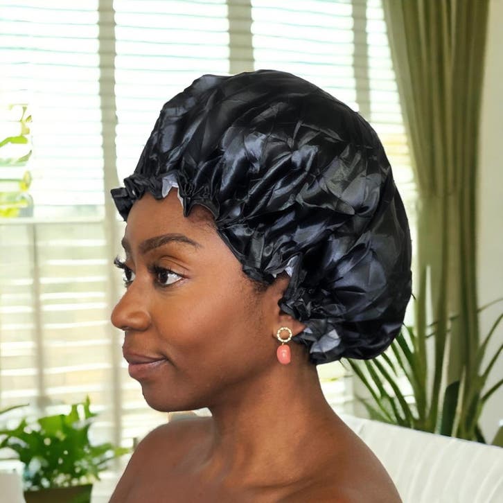GROTE Douchemuts / Shower cap voor vol haar / krullen / afro, Sieraden, Tassen en Uiterlijk, Uiterlijk | Lichaamsverzorging, Nieuw