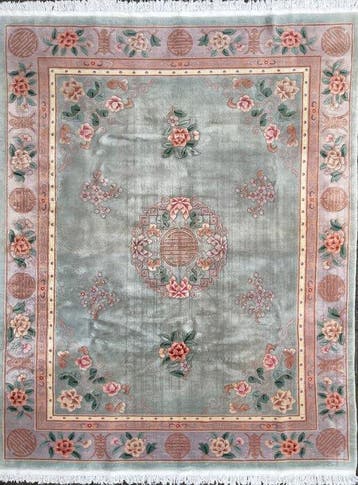 China Aubusson - Gereinigd - handgeknoopt - wol - Tapijt -, Nieuw
