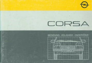 1986/87 Opel Corsa instructieboekje handleiding Nederland, Verzenden