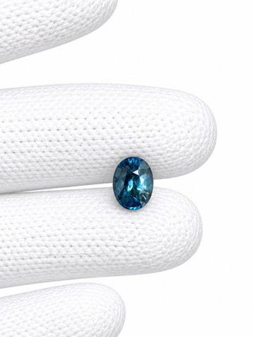 1 pcs Saffier - 3.71 ct - International Gemological, Nieuw