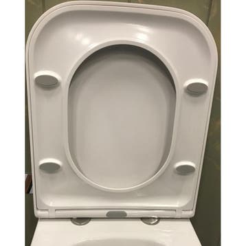 Wiesbaden Sky Wandcloset Verkort met Sky Toiletzitting -, Ophalen of Verzenden, Nieuw