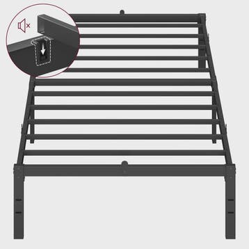 VASAGLE Metalen Bedframe - Modern, Stijlvol en Ruimtebespare, Huis en Inrichting, Slaapkamer | Bedden, Verzenden, Nieuw