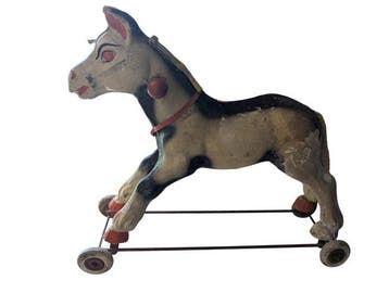 Pull toy - Speelgoed - 1940-1950 - Frankrijk