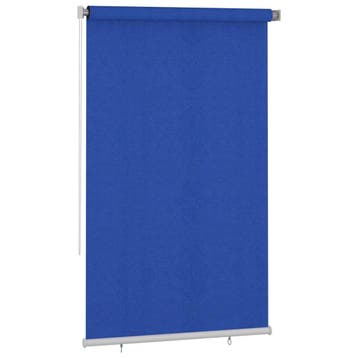 vidaXL Rolgordijn voor buiten 145(B)x230(H) cm HDPE blauw, Verzenden, Nieuw, Blauw