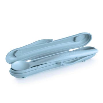 Tupperware Babylepel on-the-go, Ophalen of Verzenden, Nieuw, Blauw