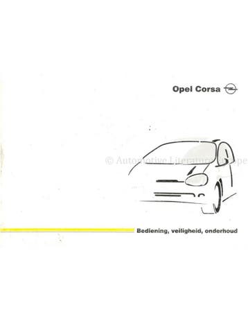 1999 OPEL CORSA INSTRUCTIEBOEKJE NEDERLANDS