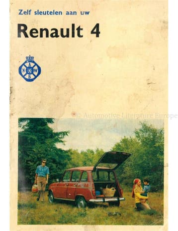 ZELF SLEUTELEN AAN UW RENAULT 4, Nieuw, Renault, Author