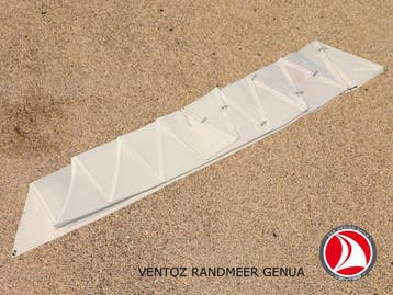 Randmeer Genua met leuvers en venster (staggenua), Verzenden, Minder dan 15 m², Nieuw, 6 meter of meer