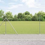 vidaXL Afrasteringspaal Gegalvaniseerd 25 x 1,4 m Staal, Verzenden, Nieuw, IJzer