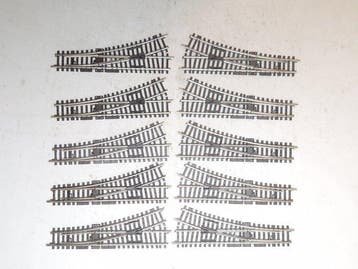 Märklin H0 - 2265/2266 - Modeltreinsporen (10) - 10x K-rail, Nieuw