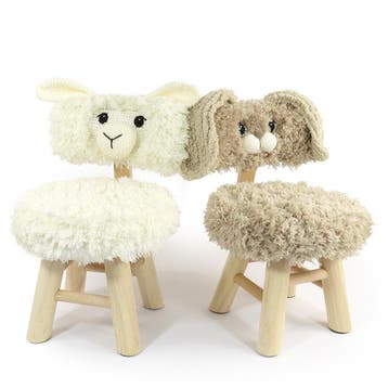 Peuterstoel Hoes Haken Schaap en Konijn - Haakpret Anja To, Hobby en Vrije tijd, Ophalen of Verzenden, Nieuw