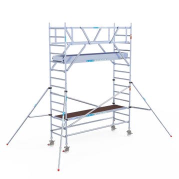 Rolsteiger Professional 90x305 5,2m werkhoogte vrijstaand, Verzenden, Nieuw, Rolsteiger of Kamersteiger, 5 meter of hoger