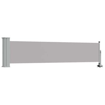 Windscherm terras grijs | 40% Korting | Nieuwe Retour, Staal, Ophalen of Verzenden, Zo goed als nieuw, 200 cm of meer