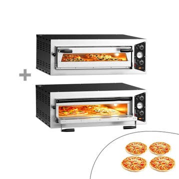 GGM Gastro | (2 stuks) Elektrische pizzaoven - 4x Ø30cm - |, Verzenden, Nieuw, GGM Gastro