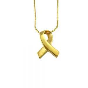 Ashanger, assieraad goud strik krul, Sieraden, Tassen en Uiterlijk, Kettinghangers, Goud, Nieuw, Kruis of Symbool, Overige materialen