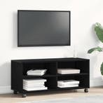 vidaXL TV-kast Zwart 90 x 35 x 40,5 cm Bewerkt hout, Minder dan 50 cm, Verzenden, Nieuw, Minder dan 100 cm