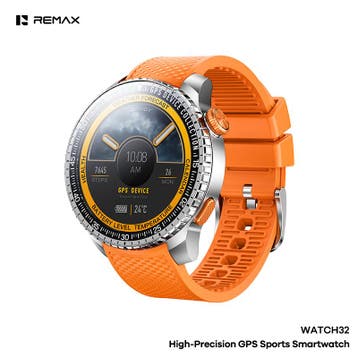 Remax WATCH32 - Smartwatch - GPS - Sport - Nauwkeurige po..., Ophalen of Verzenden, Nieuw, Oranje, Remax