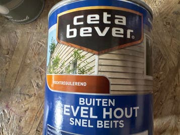 Ceta Bever Gevel Hout Snel Beits Transparant Zijdemat - R..., Overige kleuren, Nieuw, Beits, Ophalen of Verzenden