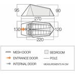 Vango Soul 200 twee persoons Trekkerstent nieuw, Caravans en Kamperen, Tenten, Ophalen of Verzenden, Nieuw, Tot en met 2