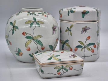 Harnas - Chinees porseleinen set – Famille Verte met