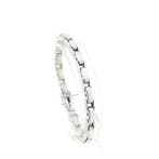 Witgouden ankerschakel armband (Schakelarmband), Ophalen of Verzenden, Gebruikt, Overige kleuren, Goud