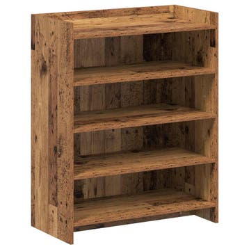 vidaXL Schoenenkast met opslag Oud hout 73,5 x 36 x 92 cm, Verzenden, Nieuw