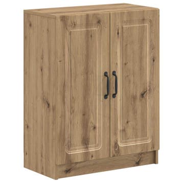 vidaXL Badkamer Opbergkast UTRECHT Artisanaal eiken 59,5 x, Verzenden, Nieuw