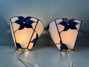 IKEA - Lamp (2) - Set van 2 Vintage Tiffany Stijl
