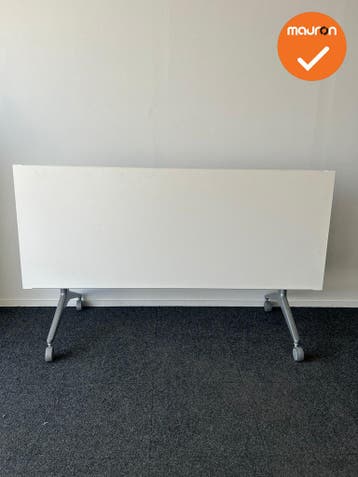 Klaptafel op Wielen - 200x80 - Wit bestaand blad of nieuw bl, Zakelijke goederen, Kantoor en Winkelinrichting | Kantoormeubilair en Inrichting