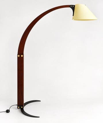 Staande lamp - Hout, Plastic, Metaal