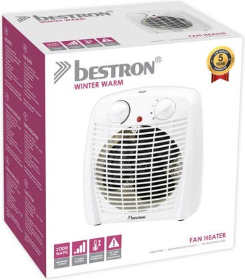 Bestron Ventilatorkachel met 2 warmtestanden, incl., Ophalen of Verzenden, Zo goed als nieuw