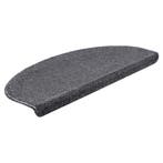 Trapmat set afgerond zelfklevend 15 stuks donkergrijs, Verzenden, Nieuw