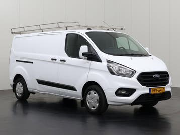 Ford Transit Custom 2.0TDCI 130PK Lang Imperiaal | Trekhaak, Stof, Gebruikt, Euro 6, Wit