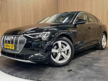 Zakelijke Lease |  Audi e-tron Sportback 50 Quattro Edition, Automaat, Stof, Gebruikt, Zwart