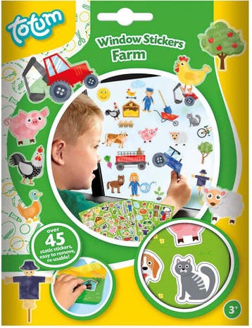 Totum - Raamstickers Boerderij | ToTum - Hobby Artikelen, Verzenden, Nieuw