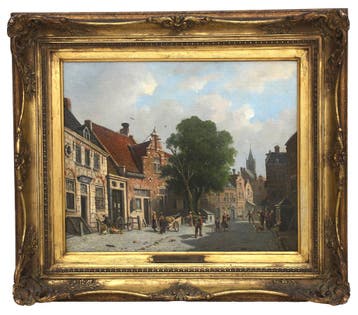 Adrianus Eversen (1818-1897), Hollands stadsgezicht