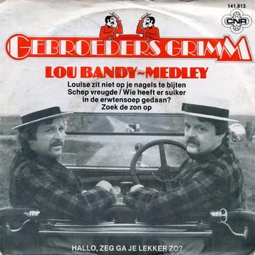 vinyl single 7 inch - Gebroeders Grimm - Lou Bandy Medley, Verzenden, Zo goed als nieuw, 7 inch, Pop